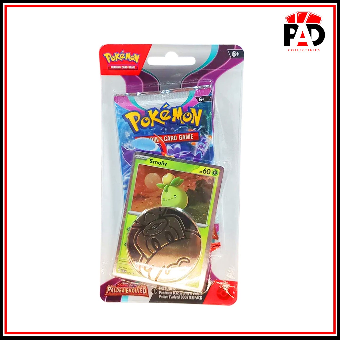 Pokémon Scarlet & Violet - Paldea Evolved Checklane Blister Pack (1 Pack)