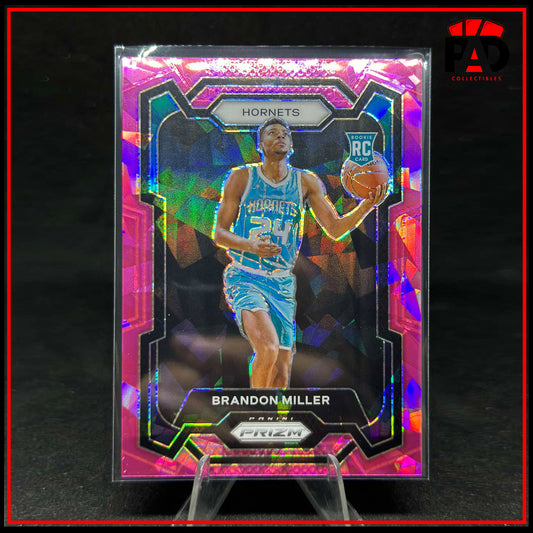 2023-24 Panini Prizm Brandon Miller Pink Ice Brandon Miller  Rookie Card