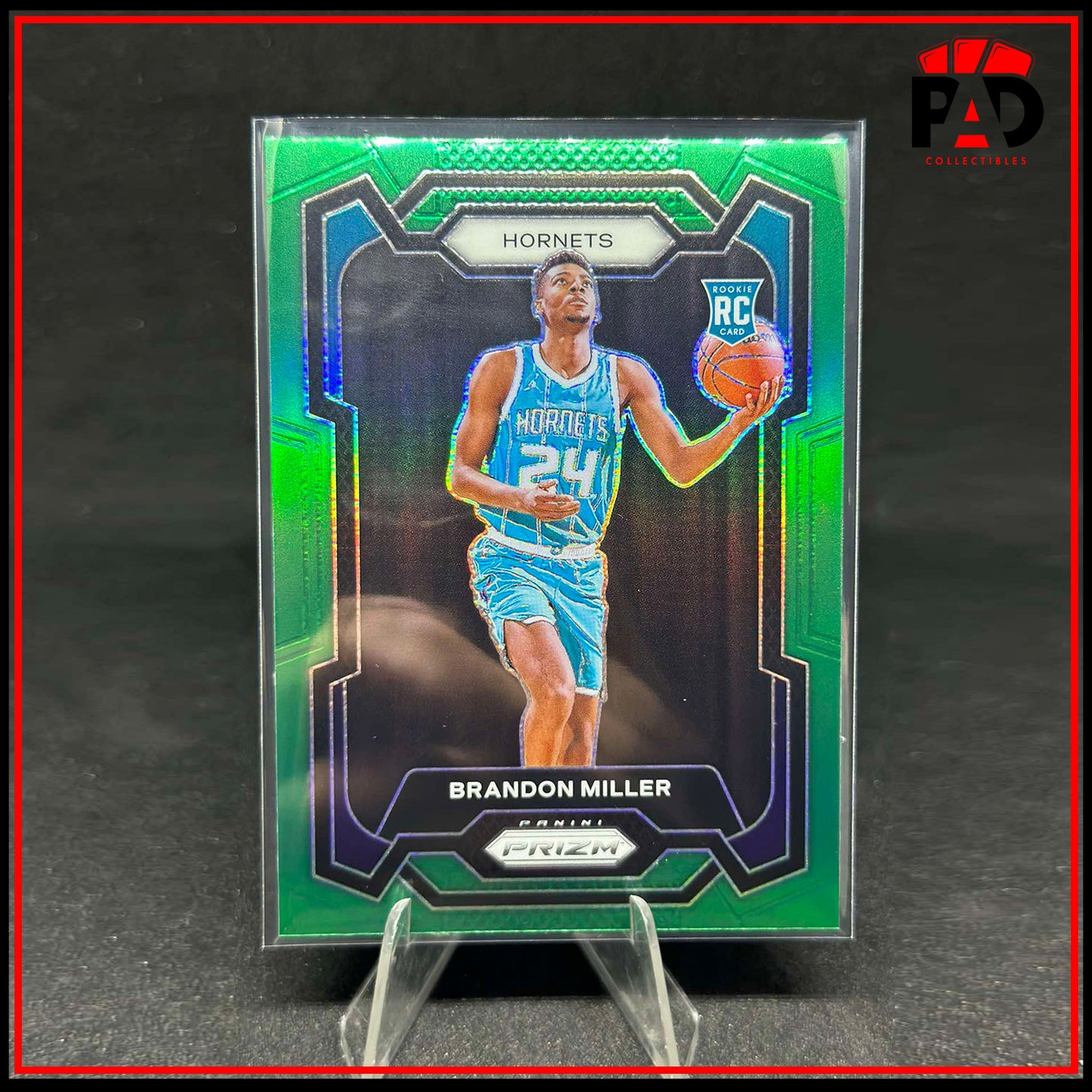 2023-24 Panini Prizm Brandon Miller RC Green Prizm