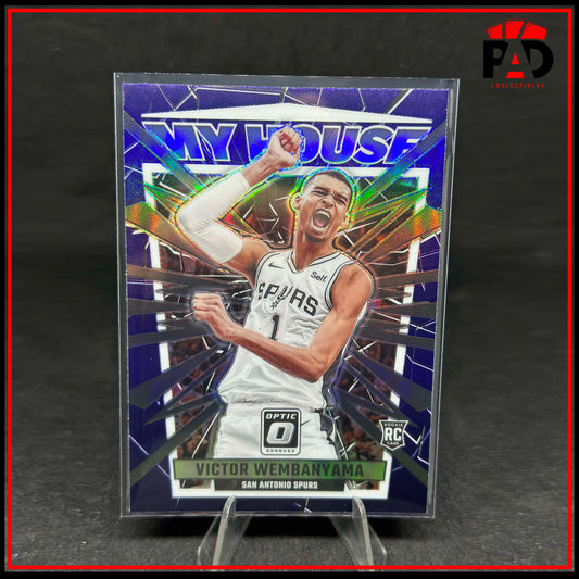 2023-24 Donruss Optic Victor Wembanyama My House Purple Holo