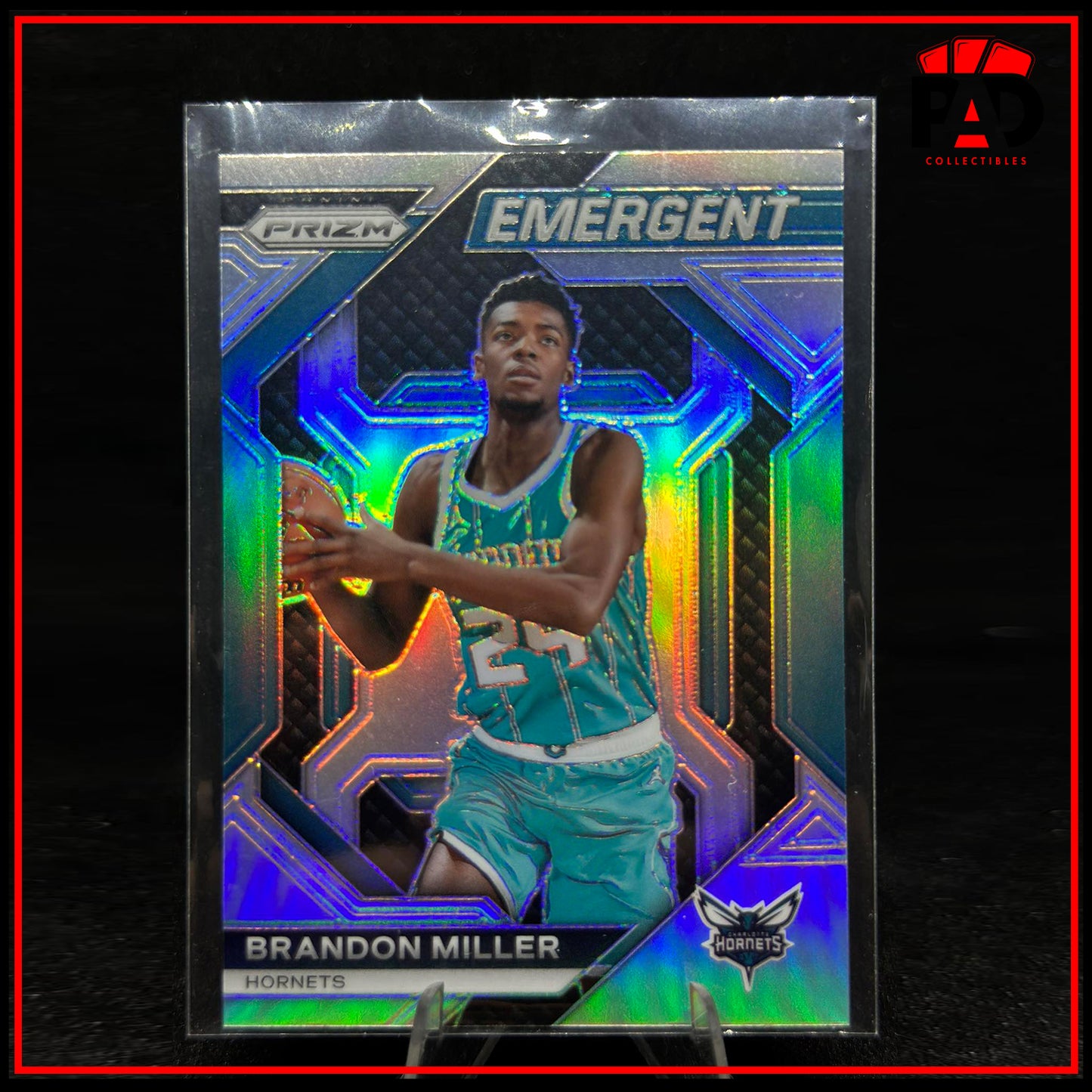 2023-24 Panini Prizm Brandon Miller Emergent-Silver Prizm