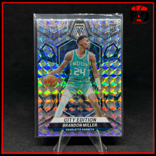 2023-24 Panini Mosaic City Edition Silver Prizm  Brandon Miller RC Rookie