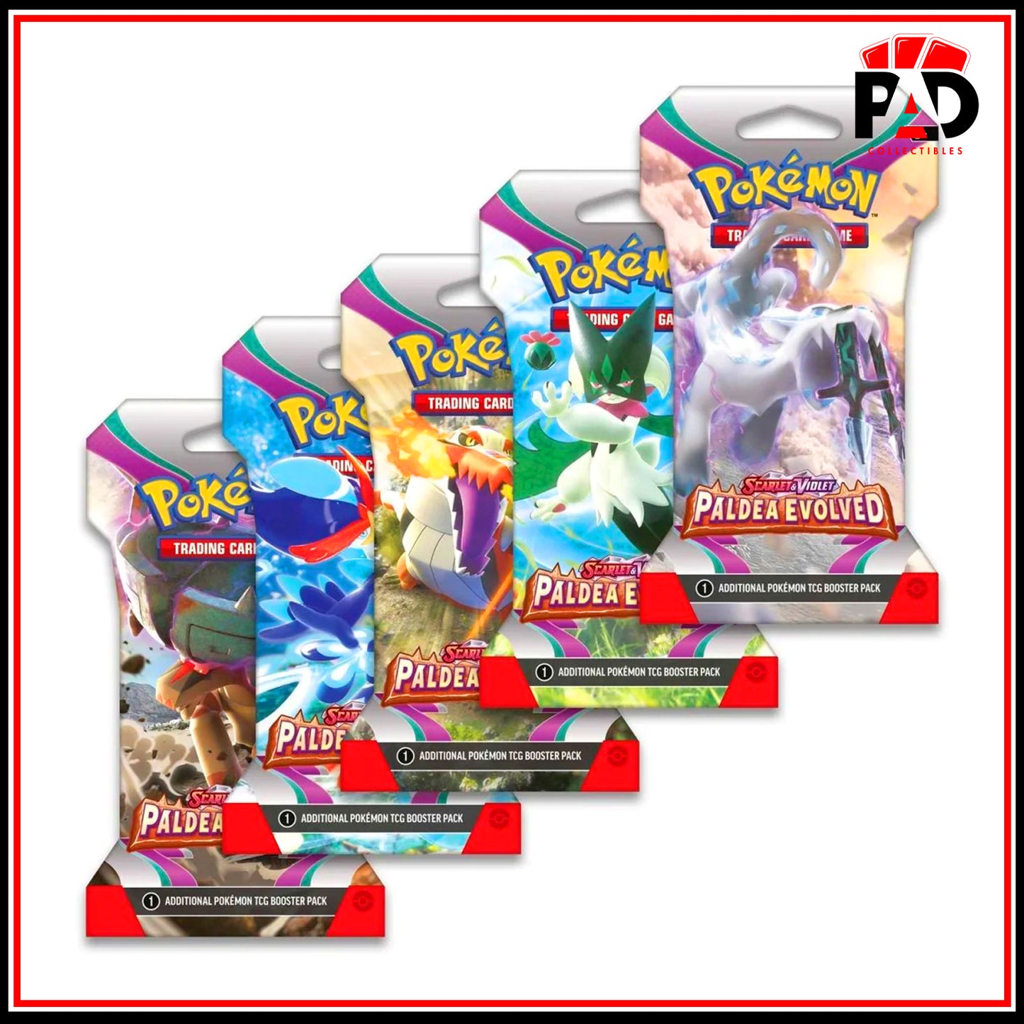 Pokémon Scarlet & Violet - Paldea Evolved Sleeved Booster Pack (1 Pack)