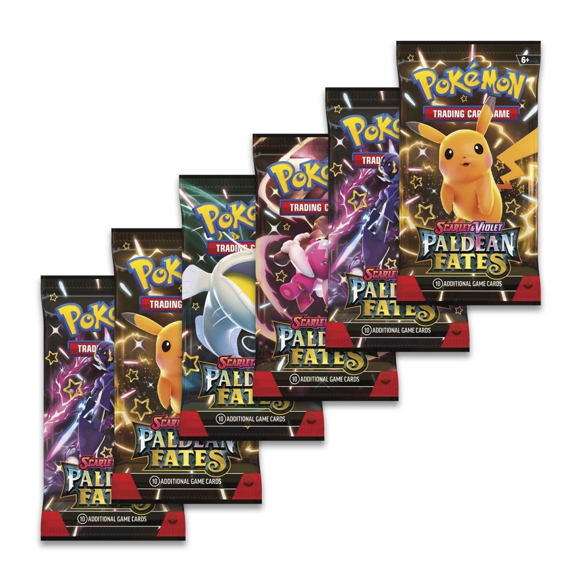 Pokémon Scarlet And Violet Paldean Fates Booster Bundle (6 packs)