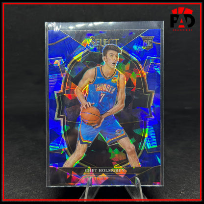 2022 Select Chet Holmgren Concourse Blue Cracked Ice Prizm