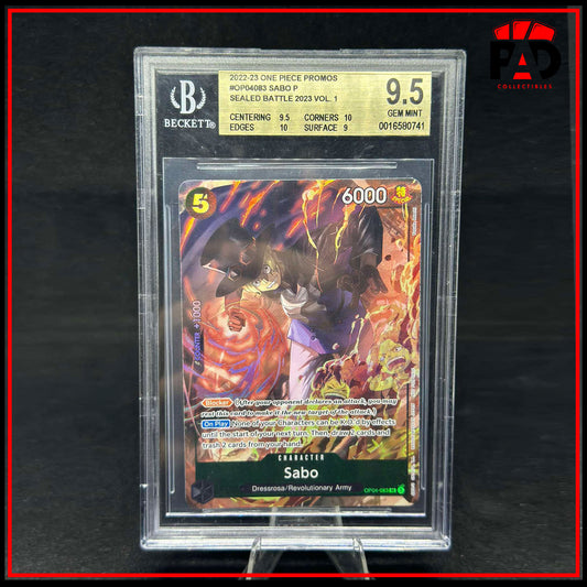 One Piece Card Game Sabo - OP04-083 Sealed Battle Vol.1 Promo BGS 9.5