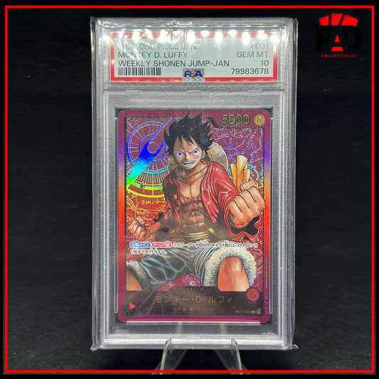 Lecafig Monkey D Luffy ST01-001 Gold PSA 10