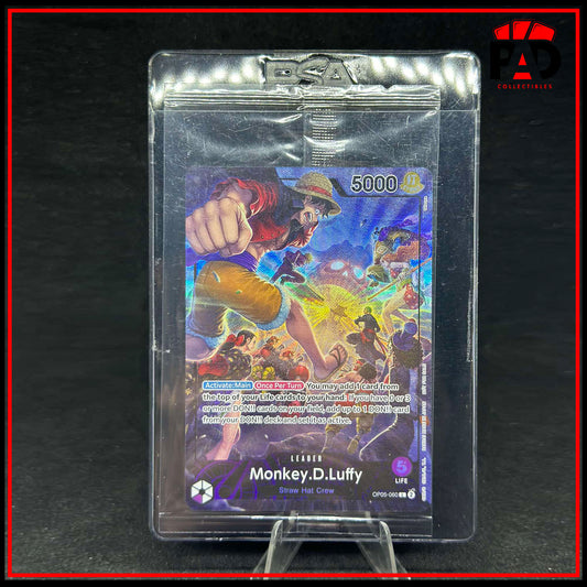 Monkey D Luffy PSA Magazine Promo OP05-060 One Piece Card Game Sealed