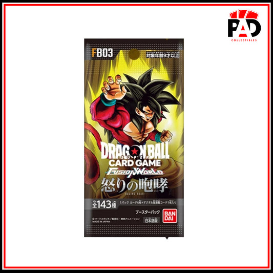 Dragon Ball Super Fusion World - Raging Roar - Booster Pack (FB03) (1 Pack)