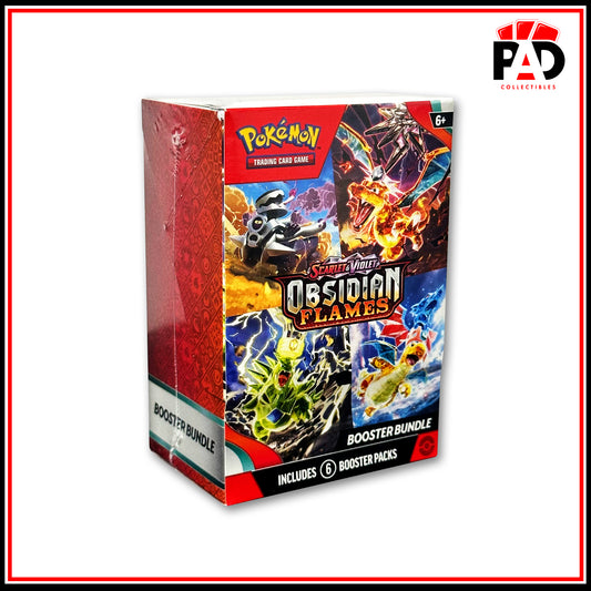 Pokémon Scarlet & Violet Obsidian Flames Booster Bundle (6 Packs)