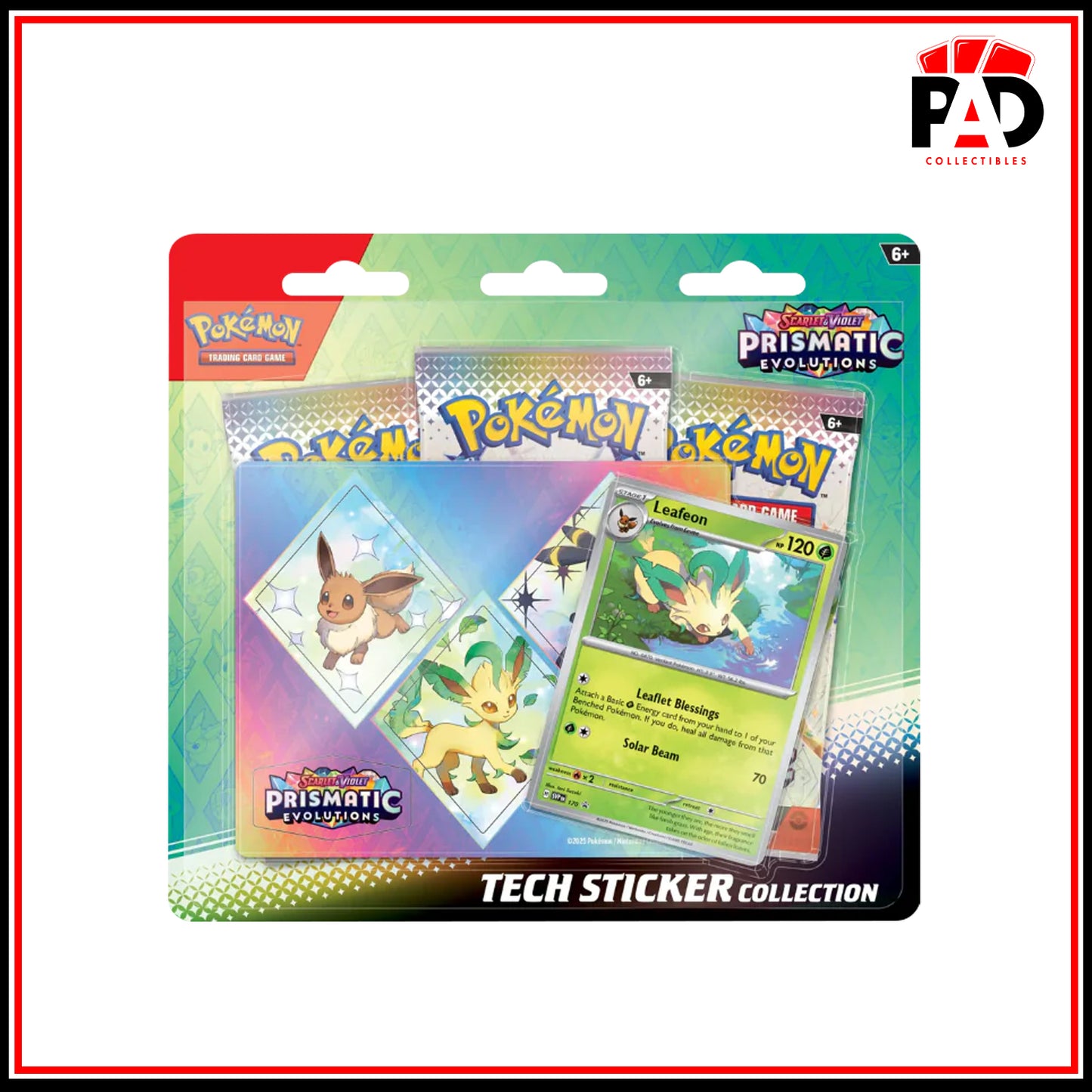 Pokémon Scarlet & Violet— Prismatic Evolutions Tech Sticker Collection