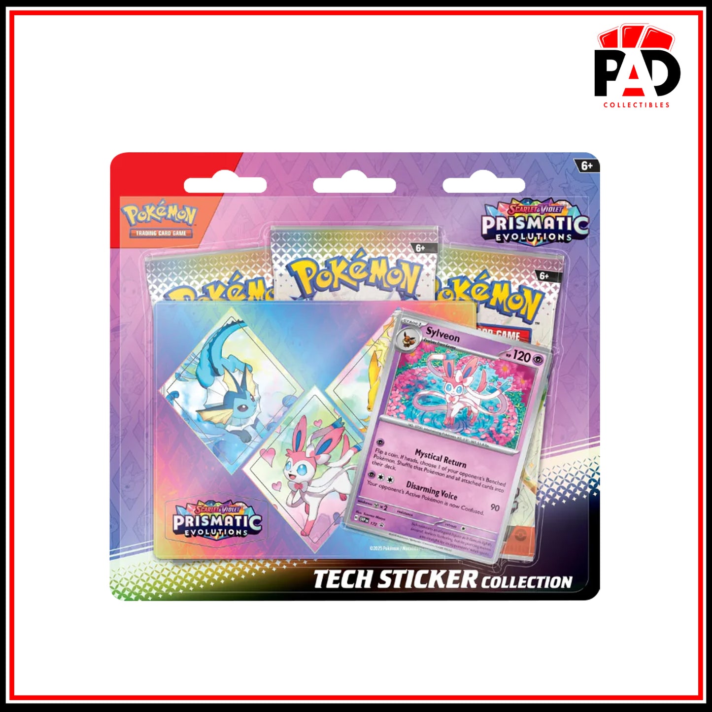 Pokémon Scarlet & Violet— Prismatic Evolutions Tech Sticker Collection