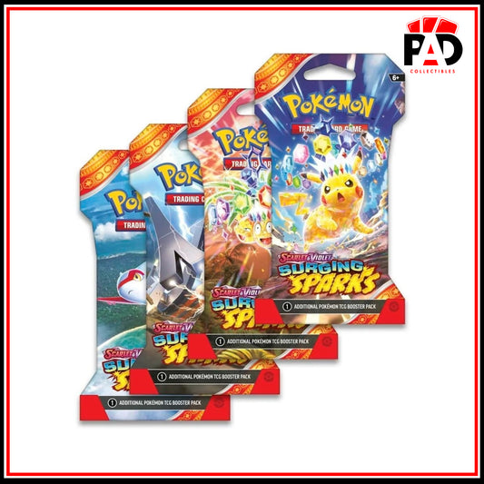 Pokémon Scarlet & Violet - Surging Sparks Sleeved Booster Pack (1 Pack)